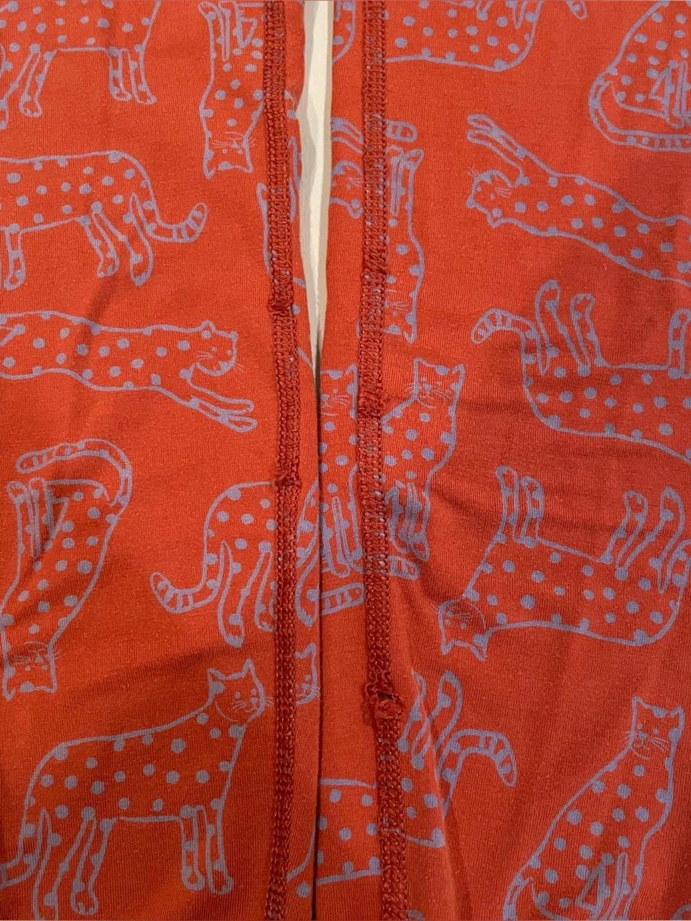 Hanna Andersson HannaSoft Stretch Pajama Set Wild Cat Amber Wood 14-16 160